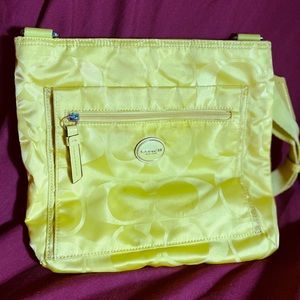 Coach Neon Crossbody Bag 💛 Cute Great Condition
